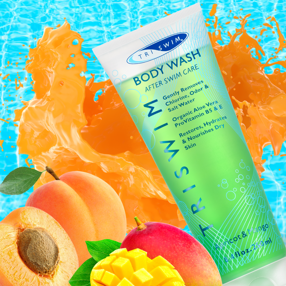 TRISWIM Kloori eemaldav kehapesugeel Aprikoos-Mango (250ml)